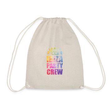 Dicton de l’équipe de fête d’Ibiza - Sac de sport léger - nature - Devant