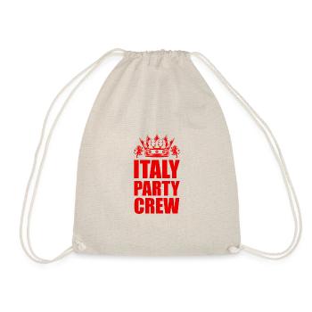 Visite de l’équipe de fête en Italie - Sac de sport léger - nature - Devant