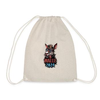 Malle 2024 Âne de vacances - Sac de sport léger - nature - Devant