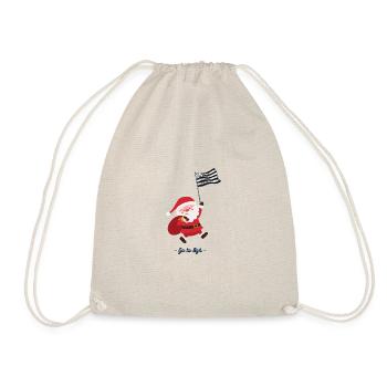 Breton Santa Claus on the march - Drawstring Bag - nature - Front