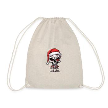 Squelette du Père Noël - Sac de sport léger - nature - Devant