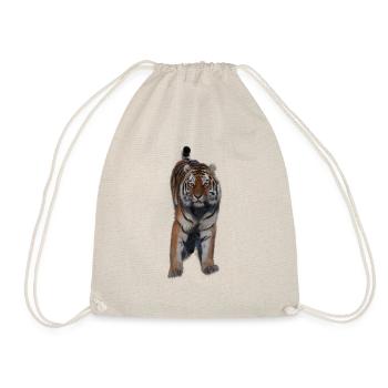 Tiger - Turnbeutel - Natur - Vorne