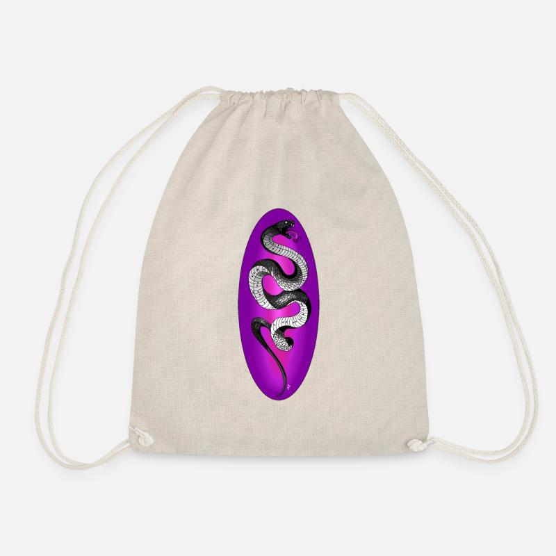 Black Snake - Drawstring Bag - nature