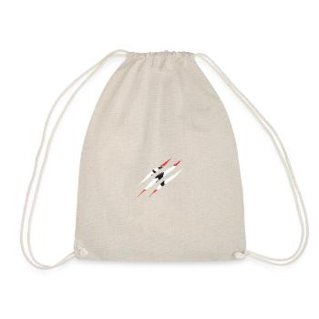 Berlin Flag Bear Scratching Claws Cut Cracks Crack B - Drawstring Bag - nature - Front