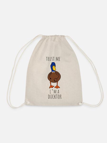 Trust me i´m a Ducktor - Turnbeutel - Natur