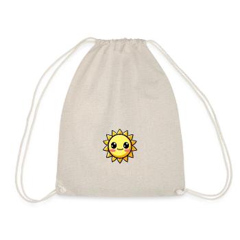 Sun - Drawstring Bag - nature - Front
