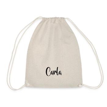 Prénom - Carla - Sac de sport léger - nature - Devant