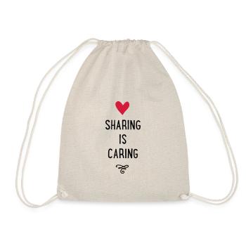 sharing - Drawstring Bag - nature - Front