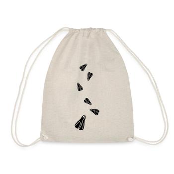 Diving Fins Diver silhouette - Drawstring Bag - nature - Front