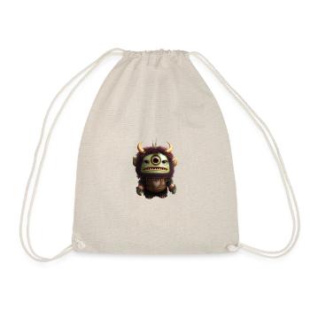 Cartoon Monster - Drawstring Bag - nature - Front