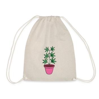 hemp - Drawstring Bag - nature - Front