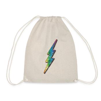 Blitz Flash Vintage - Drawstring Bag - nature - Front