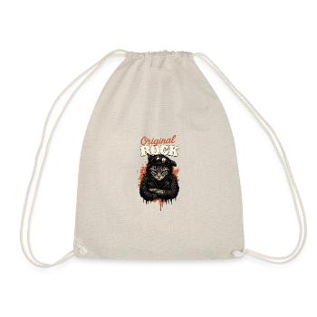 Cooler Kater - Turnbeutel - Natur - Vorne