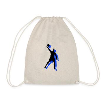 Volleyball Spieler Symbol - Turnbeutel - Natur - Vorne