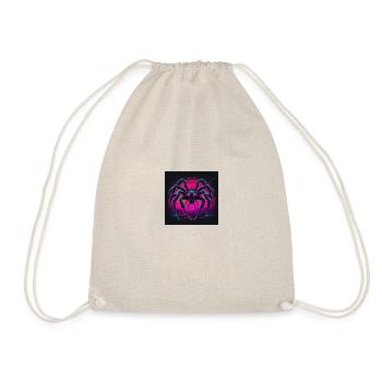 Araignée aux couleurs néon, synthwave / années 80 - Sac de sport léger - nature - Devant