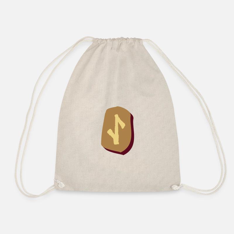 Iwaz-Rune - Turnbeutel - Natur