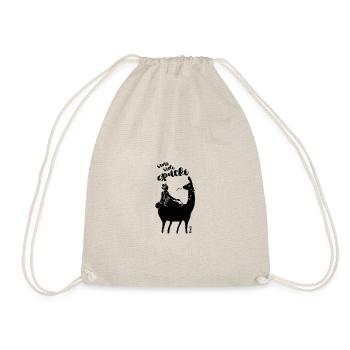 Lama - Turnbeutel - Natur - Vorne
