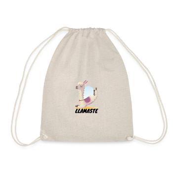 Llama Lama fait un cadeau de yoga Animal Trend Dictons - Sac de sport léger - nature - Devant