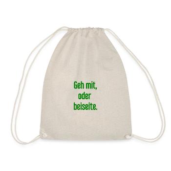 Walk with or aside - Drawstring Bag - nature - Front