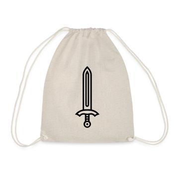 sword - Drawstring Bag - nature - Front
