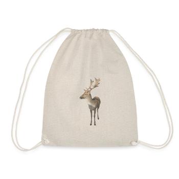 Deer - Drawstring Bag - nature - Front