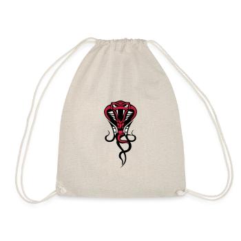 snake cobra s 4 - Drawstring Bag - nature - Front