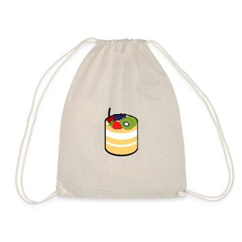 Cake - Drawstring Bag - nature - Front