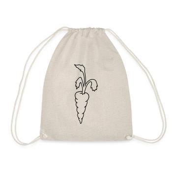 Carrot carrot - Drawstring Bag - nature - Front