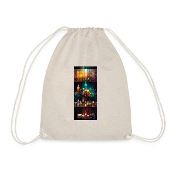 Alchemical potions - Drawstring Bag - nature - Front