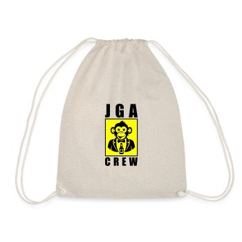 JGA Crew Junggesellenabschied Affe - Turnbeutel - Natur - Vorne