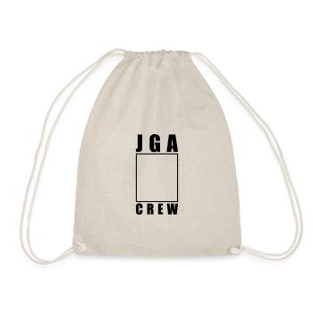 JGA Crew Leer - Turnbeutel - Natur - Vorne