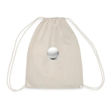The golf ball. - Drawstring Bag - nature - Front