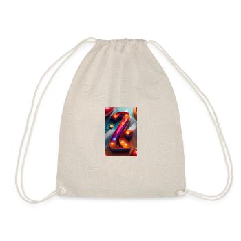 caligraphie lettre N 37 - Sac de sport léger - nature - Devant