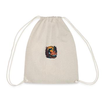 Palm Beach Surfer - Drawstring Bag - nature - Front