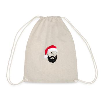 Modern Santa Claus - Drawstring Bag - nature - Front