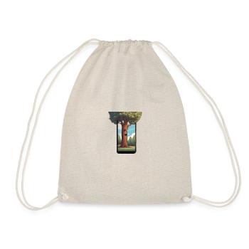The Smartphone Tree - The environment in your phone! - Drawstring Bag - nature - Front