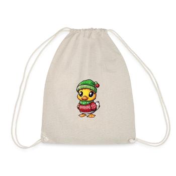 Bande dessinée de Noël de canard - Sac de sport léger - nature - Devant