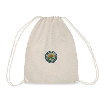 Adventure Calls Outdoor Survival Logo - Drawstring Bag - nature - Front