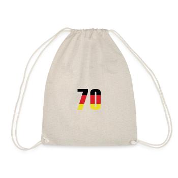 70 Number Germany Jersey - Drawstring Bag - nature - Front