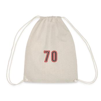 Justaucorps 70 Années-Nombre - Sac de sport léger - nature - Devant