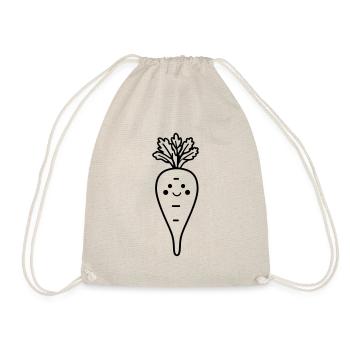 Carrot - Drawstring Bag - nature - Front