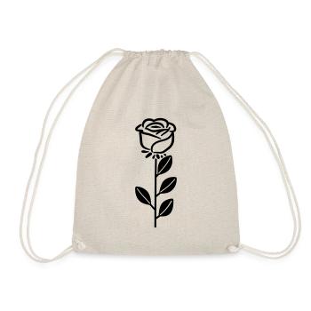 Pink Flower - Drawstring Bag - nature - Front