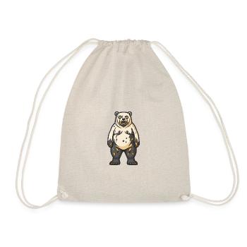 Polar Bear Halloween Animal - Drawstring Bag - nature - Front