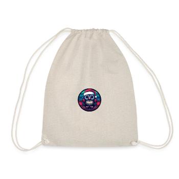 Owl Christmas Christmas - Drawstring Bag - nature - Front