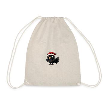 Corbeau Corbeau Noël mignon - Sac de sport léger - nature - Devant