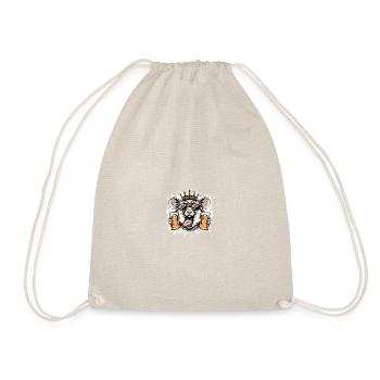 Bière de hamster drôle - Sac de sport léger - nature - Devant