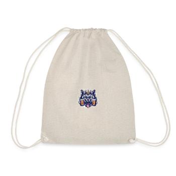 Wolf Beer Funny - Drawstring Bag - nature - Front