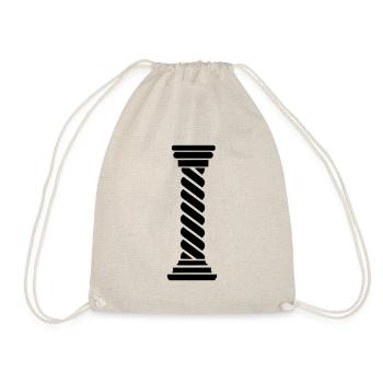 Greek Column - Drawstring Bag - nature - Front