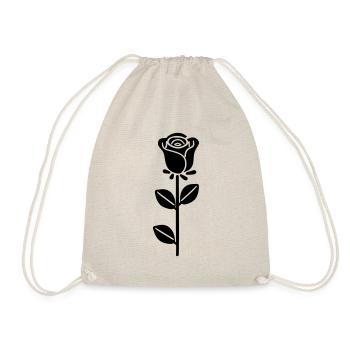 Pink Flower - Drawstring Bag - nature - Front