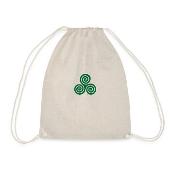 Triskelion green - Drawstring Bag - nature - Front